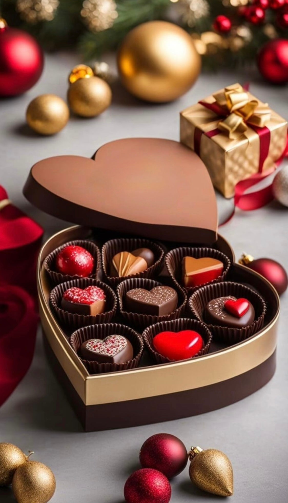 Valentines Heart Assorted Chocolate Box