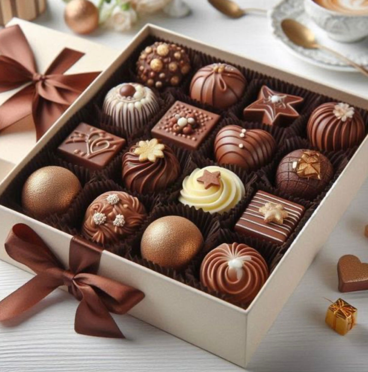 keepsake leather faux box 16pc.