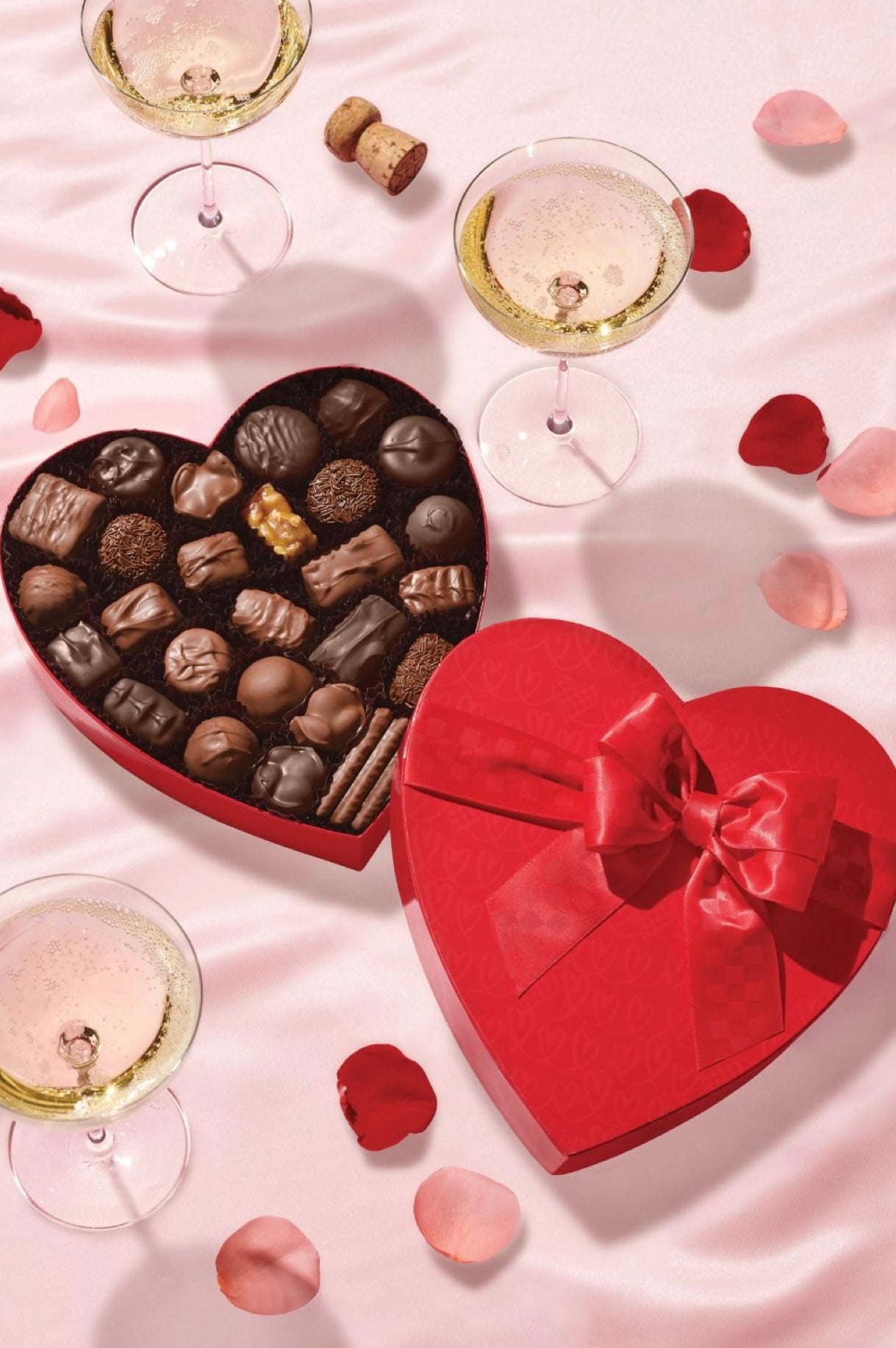 Valentines Day Heart Assorted Chocolate Gift Box