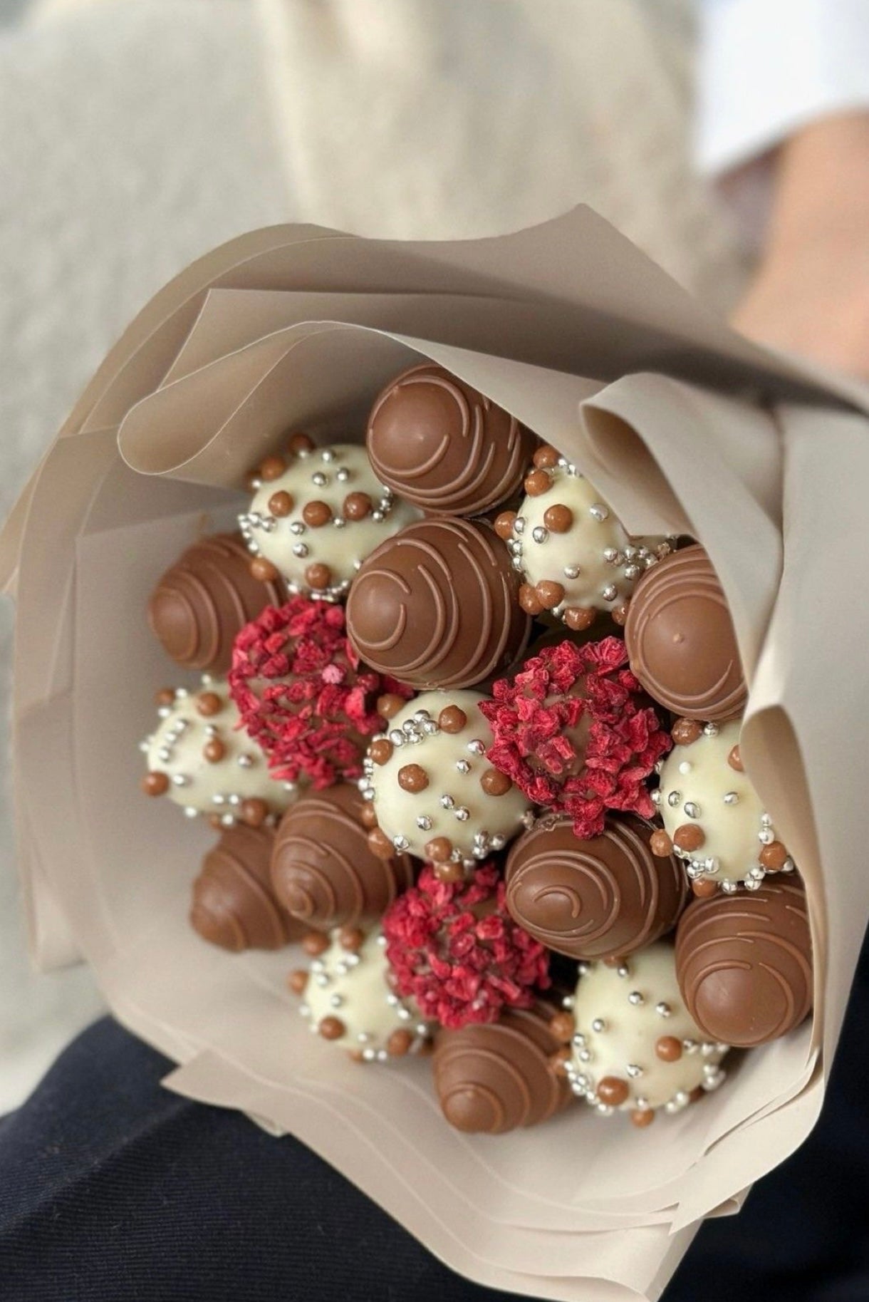 Rosy Chocolate Bouquet