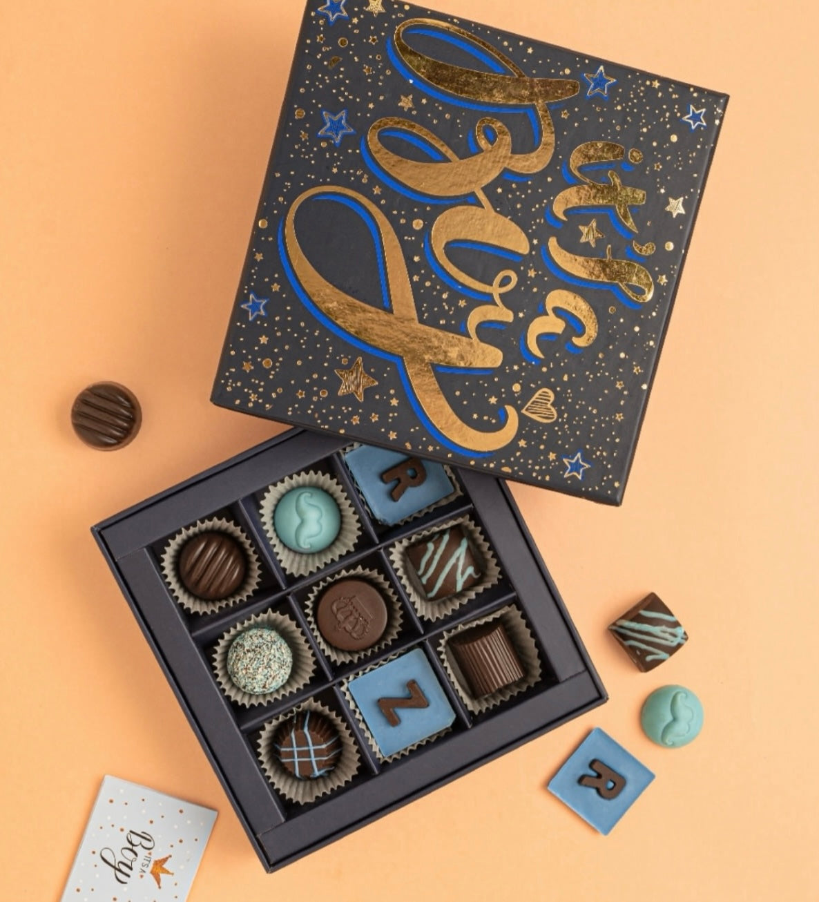 It’s a boy Customised Letter Chocolate Box /9pcs