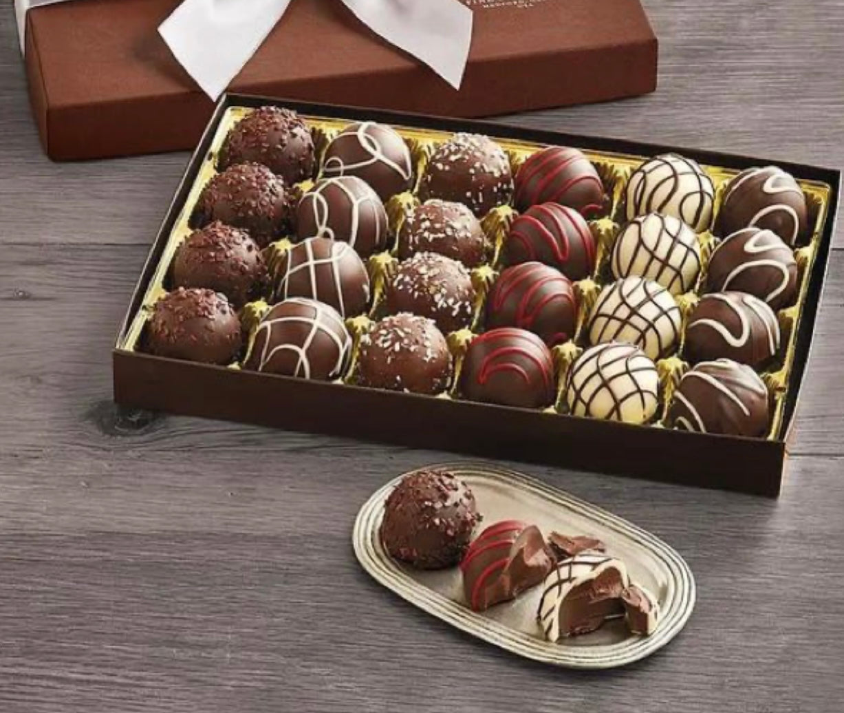 Classic Brown Chocolate Bonbon Box