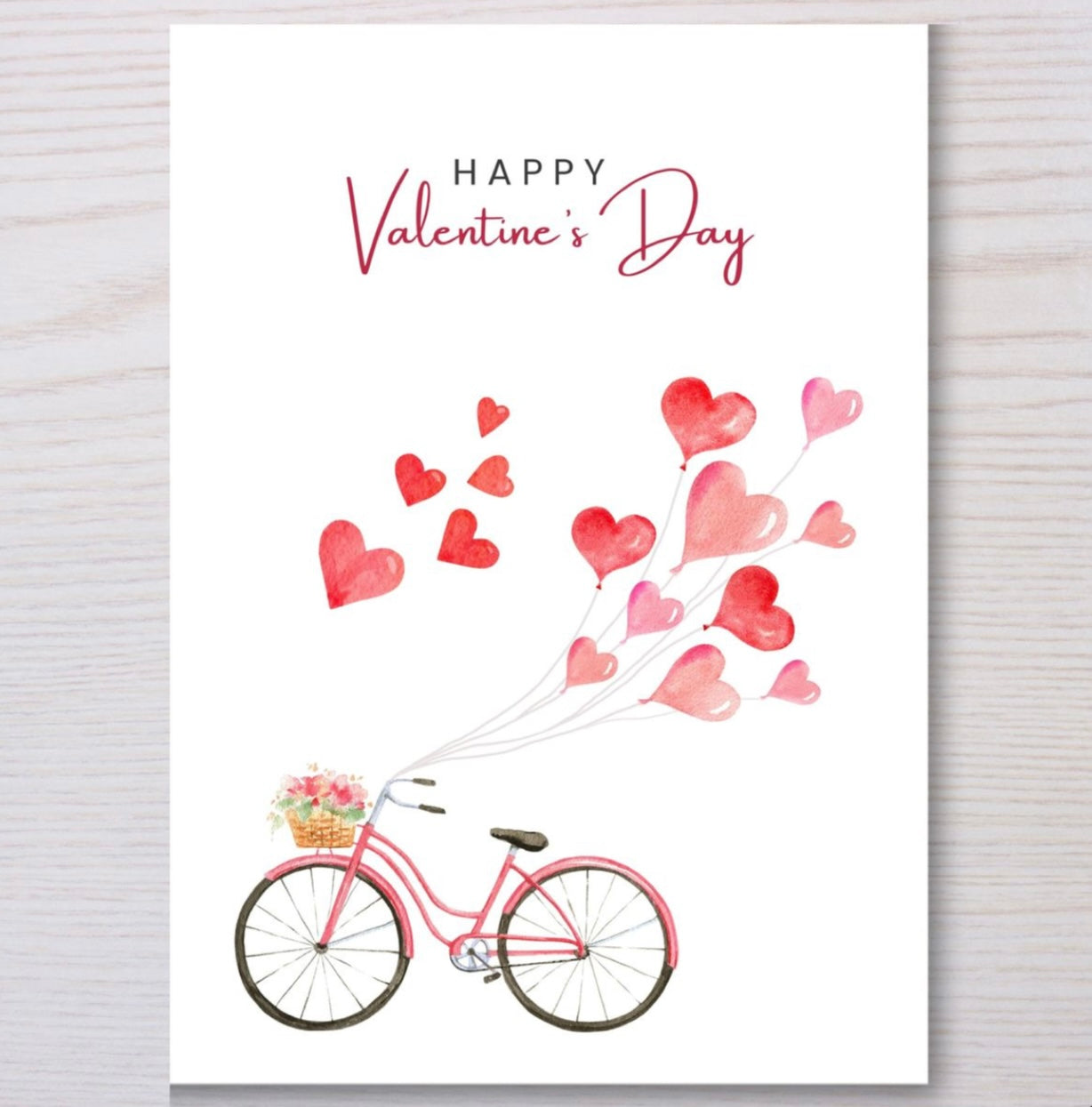 Ride of love Valentine’s day Greeting Card